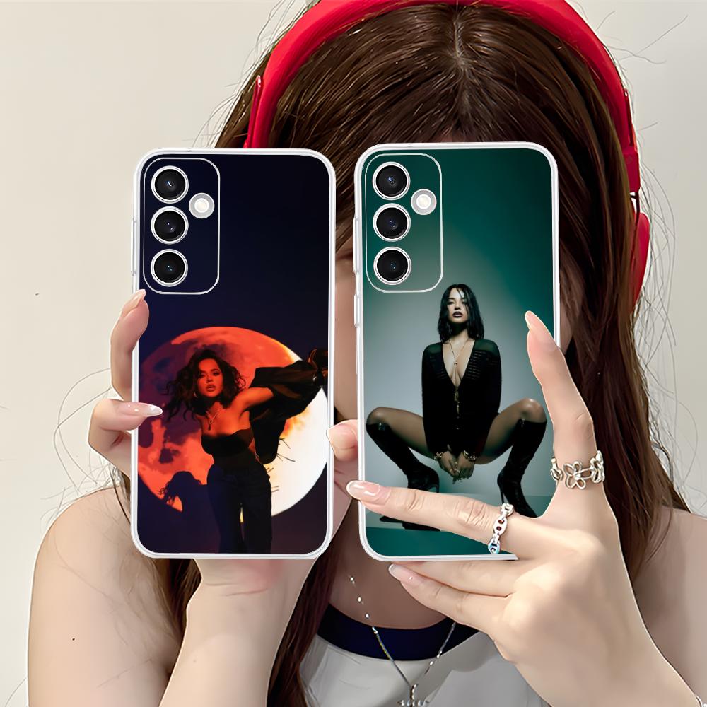Fashion Becky G Clear Mobile Phone Case for Samsung Galaxy S25 S24 S23 S22 S21Plus FE Ultra Colorful Cover