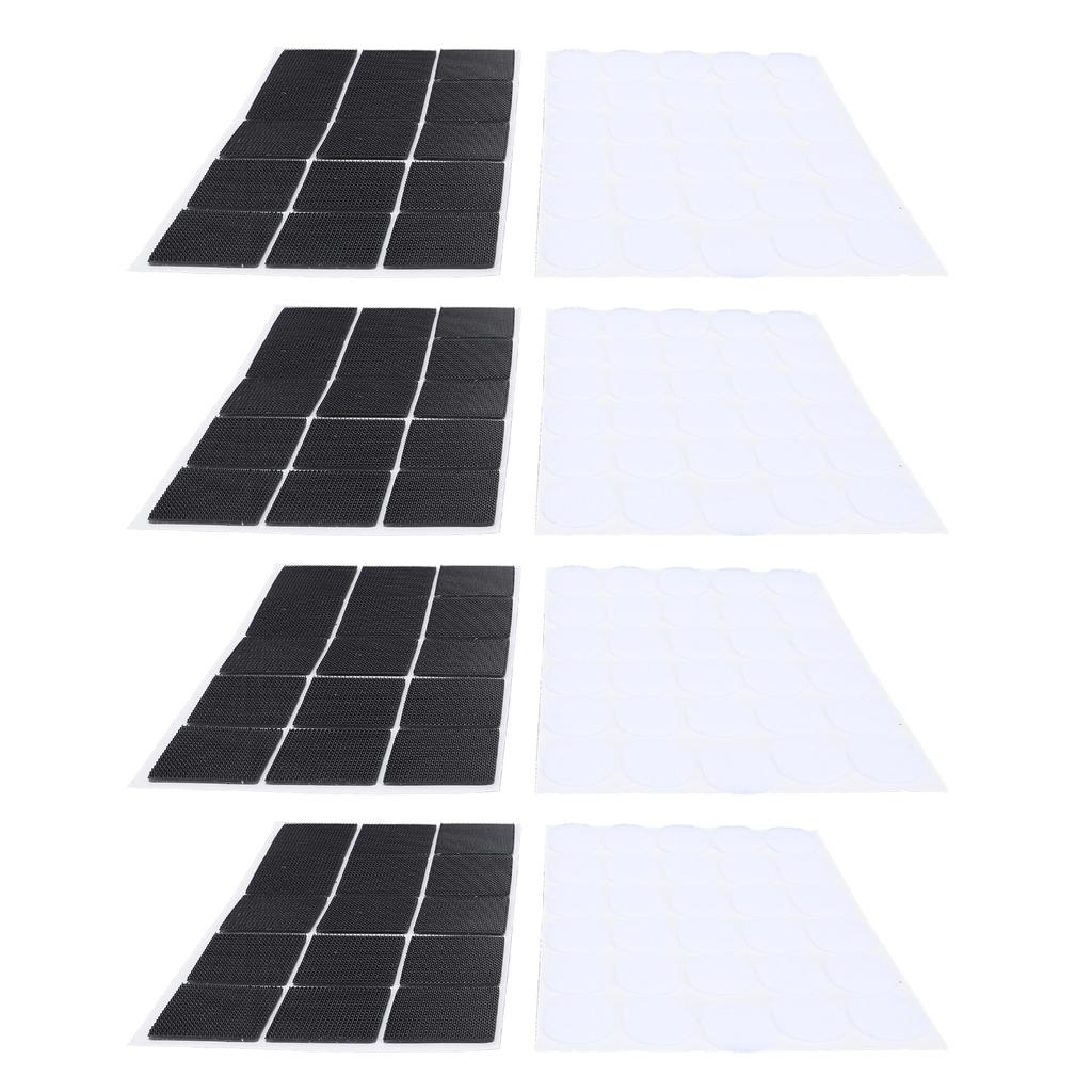 10 Sets Blackout Curtain Adhesive Strip Multifunctional Hook and Loop Fastener Tape for Home School 