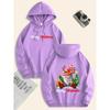 Festive atmosphere, men's casual Christmas hoodie, Santa Claus and Merry Christmas