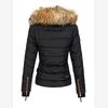 Winter Cotton-padded Clothes Women's Fur Collar Zipper Cotton-padded Warm Jacket
