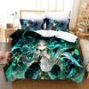 Anime Genshin Impact Paimon Bettwäsche-Set Bettbezug Schlafzimmer Bettdeckenbezüge Einzel-, Zwillings- und Kingsize-Bettbezug Heimtextilien