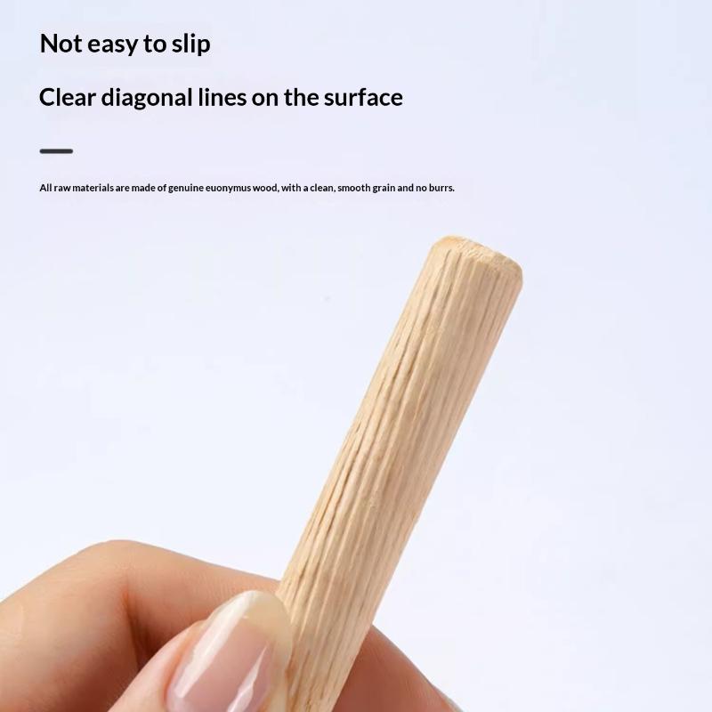 100Pcs Wooden Dowel Cabinet Drawer Round Fluted Wood Craft Dowel Pins Rods Set Furniture Fitting Wooden Dowel Pin