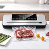1Set Kitchen Food Storage Seal Electric Vacuum Sealer Built-In Cutter Touch Button Dry/Wet Food Sealing Vacuum Packaging Machine