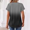 Dames tops: T-shirt met korte mouwen, zomerse V-hals shirts, werkblouses, zakelijke tunieken