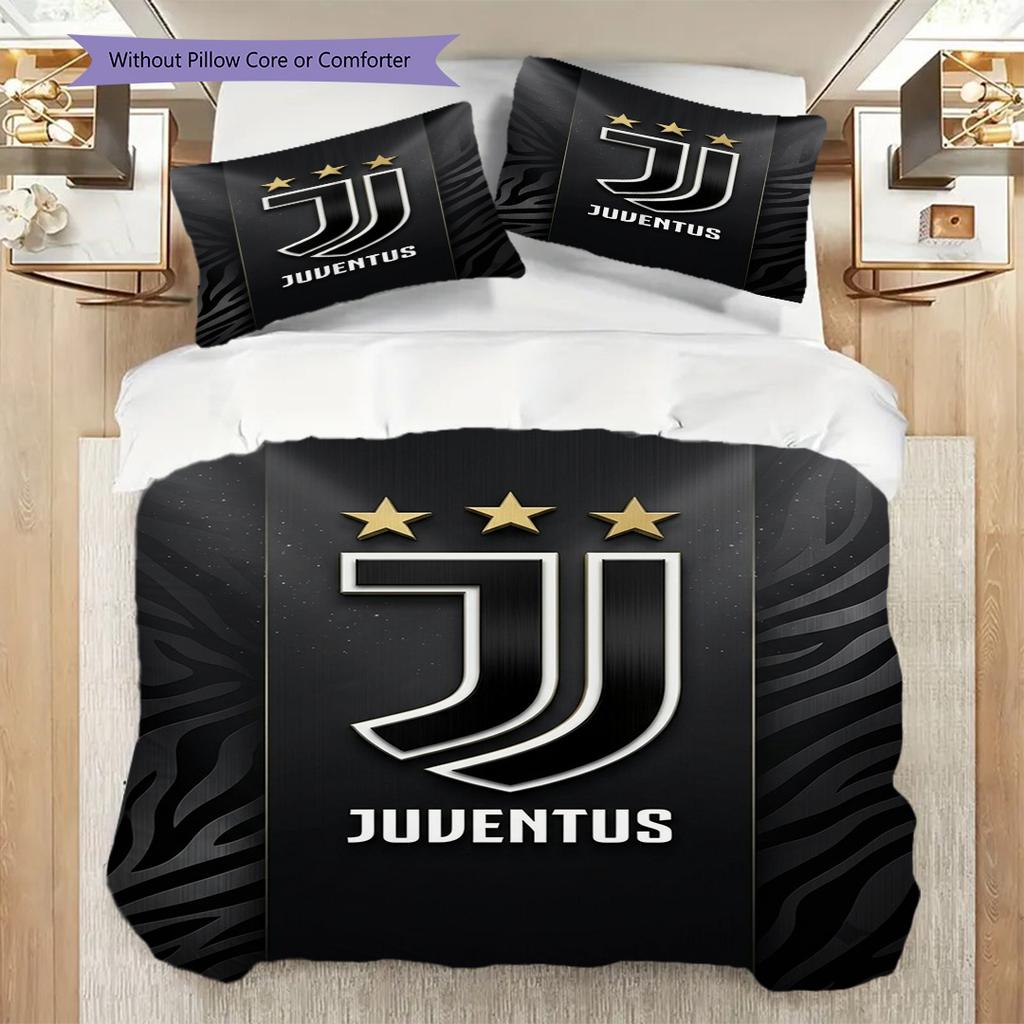 Eredità Juventus: Biancheria da letto Stars Stripes (1 * copripiumino + 2 * federa, senza nucleo) Set biancheria da letto Copripiumino e federa