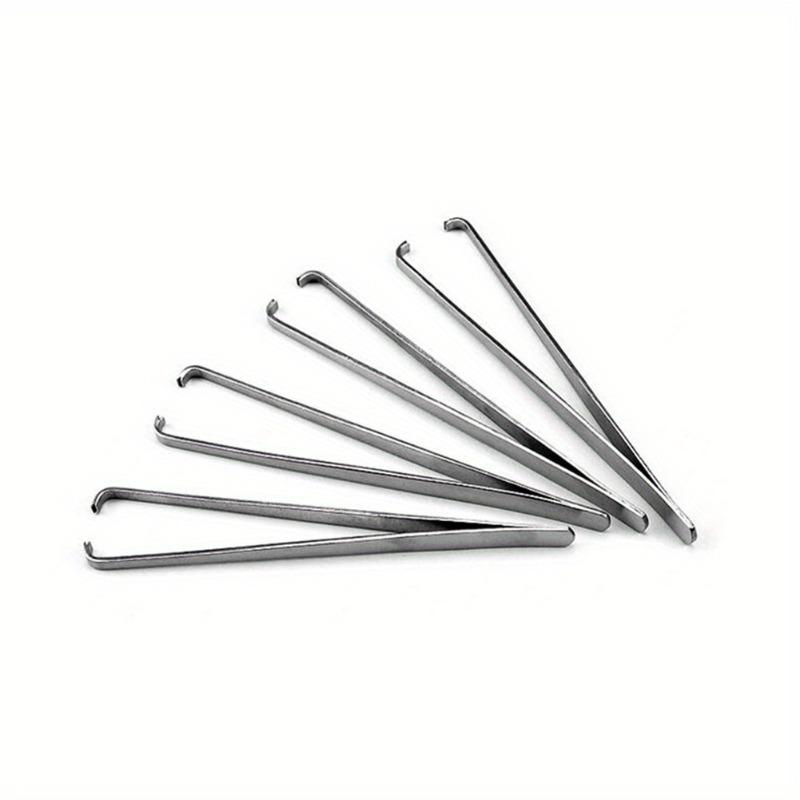 2 pinzas de acero para extraer las manecillas del reloj (minutos, segundos y horas). Herramienta para la reparación de manecillas de relojes.