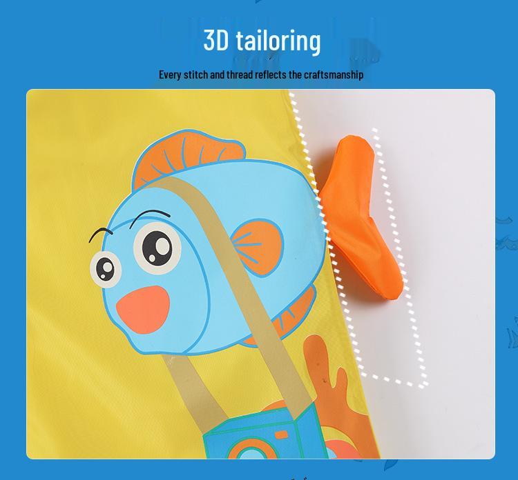 Children's Waterproof Footed Raincoat & Pants Set for Toddlers and Kindergarten Boys & Girls