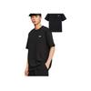 Anta Lockeres Atmungsaktives Rundhals Kurzarm Strickshirt Unisex Oberteile Basic-Schwarz 172528102-3