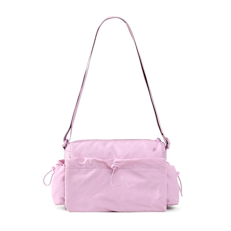 

Crossbody Bag Large Capacity Shoulder Underarm Bag Lightweight Tote Bag светло-фиолетовый