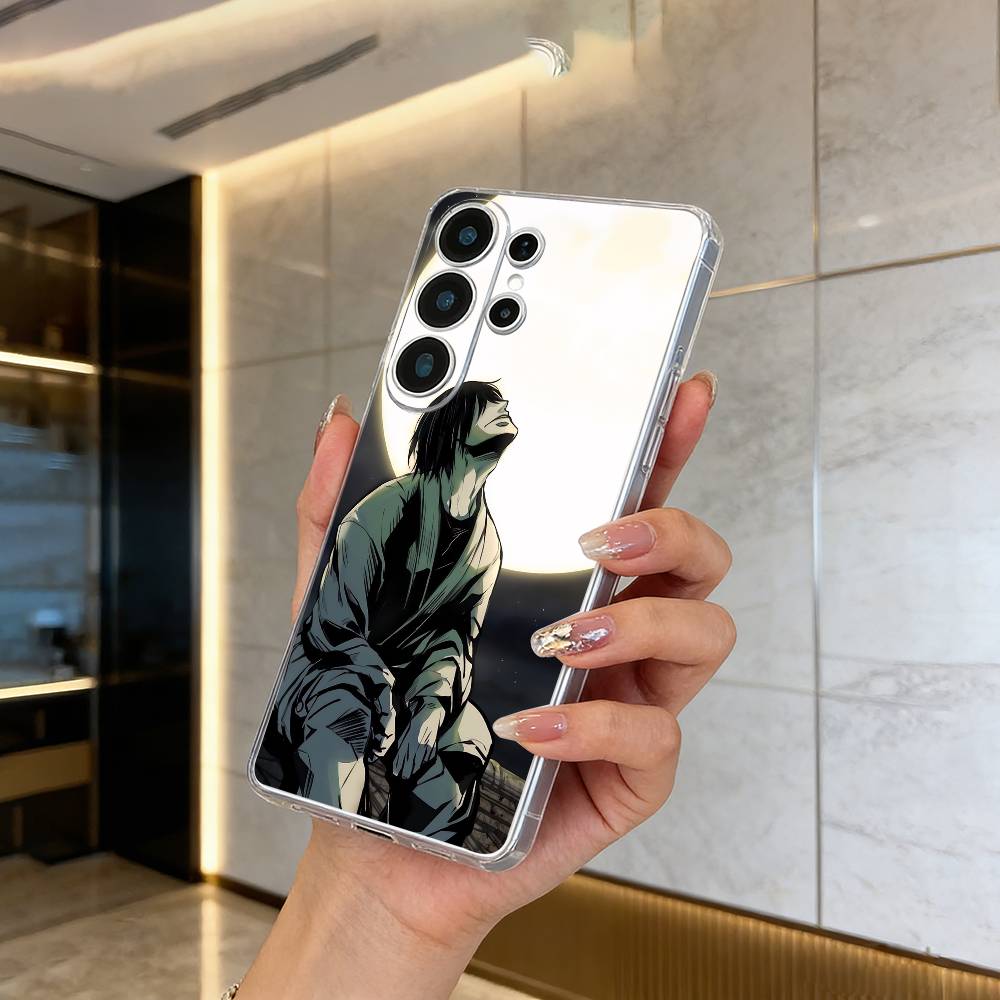 Charismatic villain-Fushiguro Toji Clear Phone Case for Samsung S25, S24, S21, S22, S23, S30, Ultra, S20, Plus, FE, Lite