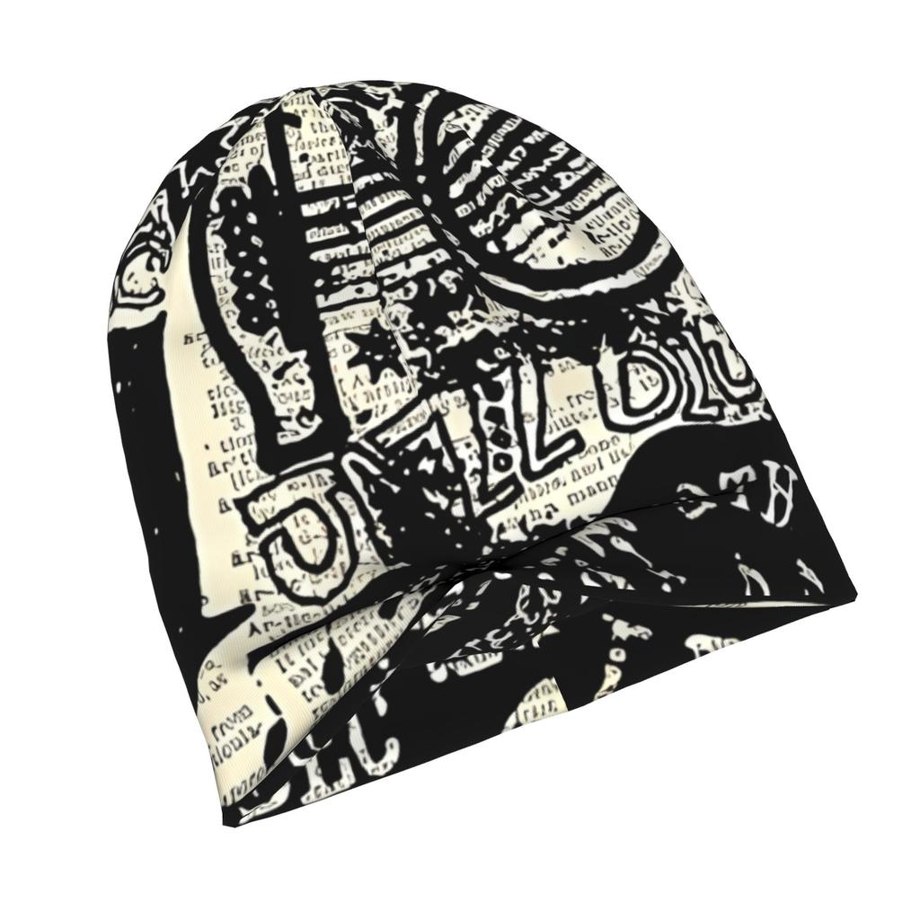 2D Flat Printing Music Throw Adult Knit Beanie with Style Fits Effortlessly into Seasonal Wardrobes and Pairs Well with Jackets or Casual Looks, 2D Fl