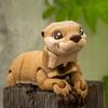 Cute 3D Printed Otter 3D Animals Statue Toy Articulated Flexible Executive Desk Fidget Toys for Autism ADHD Home Office Decor