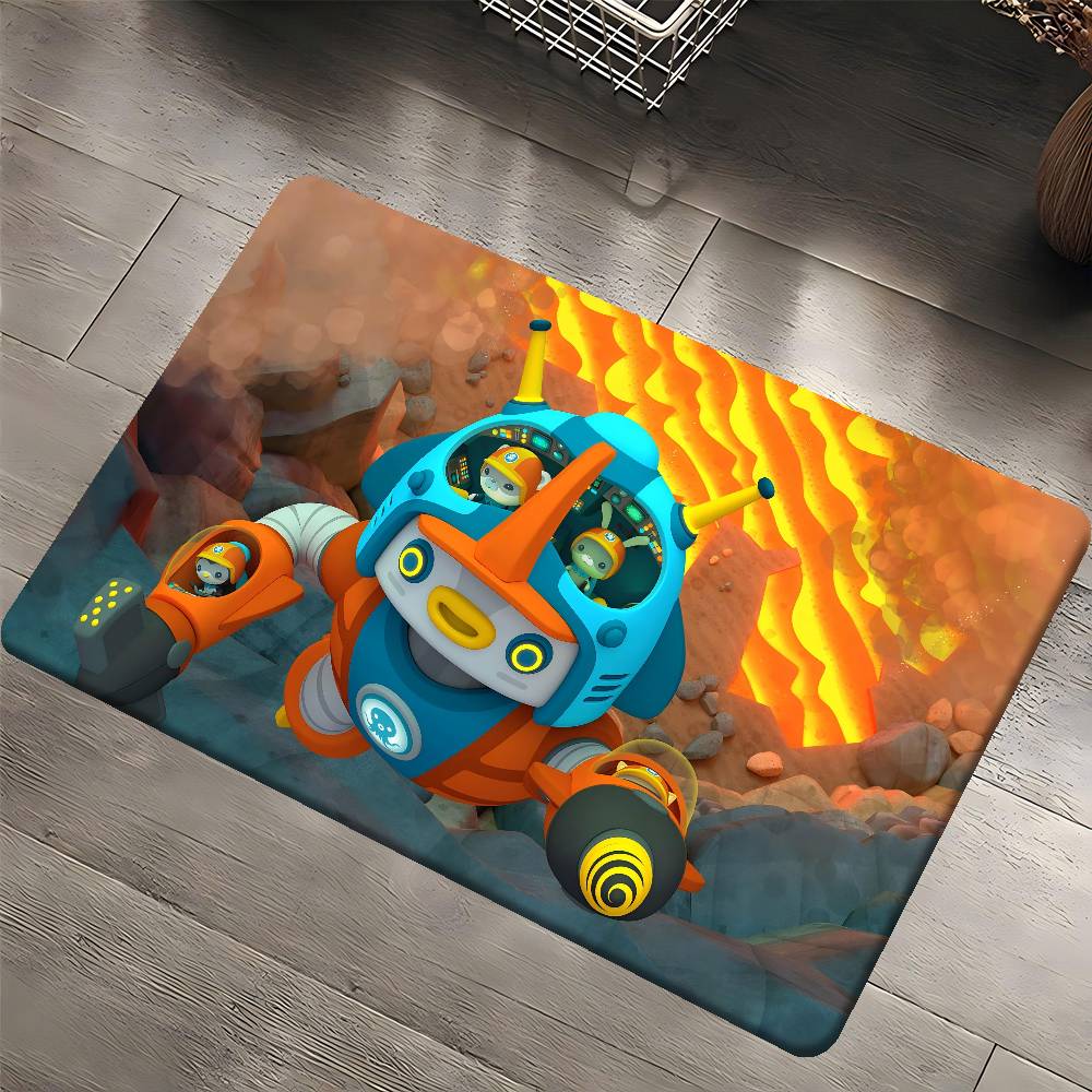 

Комічний килимок для вхідних дверей Октонавтів Скандинавський стиль Домашній килимок для дверей Килимки для ванної-туалету Килимок для декору спальні Готелю 40x60 cm