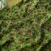 Bronze Gold Thread Green Jacquard Floral Fabric Spring Autumn Decorative Fabric for DIY Bags Dresses Skirts Coat