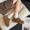 Women's Thick-soled Half-slippers Wear New Autumn One-pedal Boken Bag Head Slippers Lai Ren Single Shoes