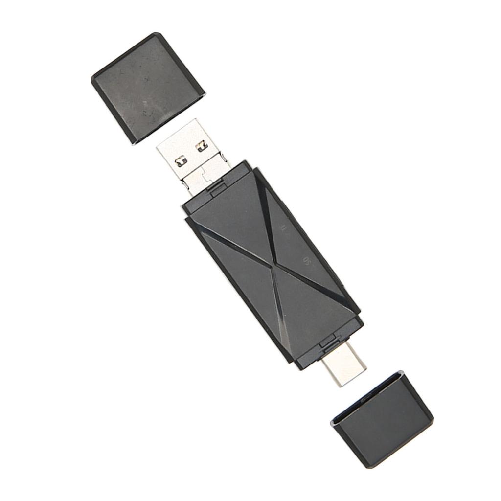 Speicherkartenleser Tragbarer Mini 3 in 1 USB C USB 2.0 Micro USB Speicherkartenleser mit 3 Anschlüssen