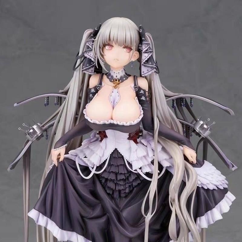Azur Lane Formidable High-Quality Deluxe Statue Gothic Lolita Dress Anime Model Figure With Exchangeable Face Parts For Display