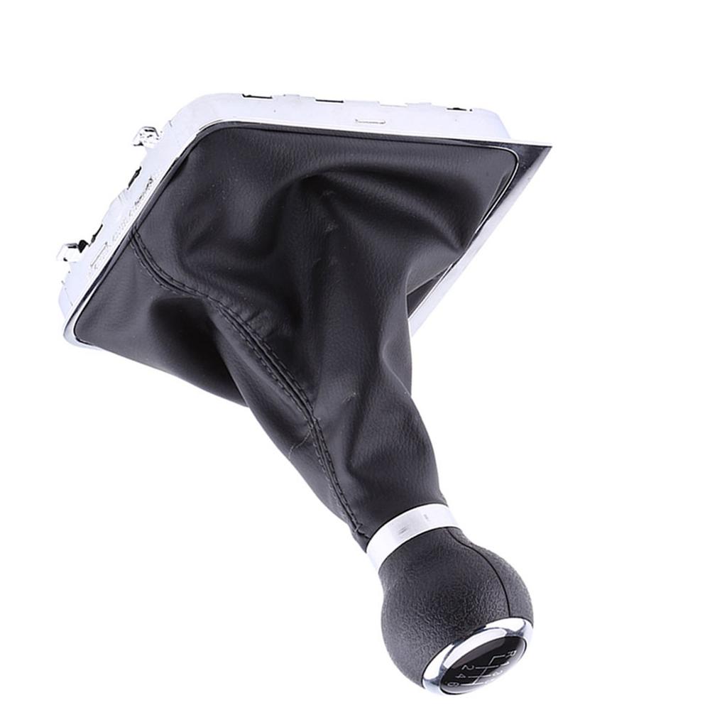 6 Speed Car Gear Shift Knob Stick Gaiter Boot Frame Kit For Passat B6 20052012