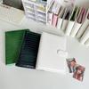 Segregator z fakturą krokodyla A5 Uchwyt na karty ze zdjęciami 4-miejscowy Magnetyczny album kolekcjonerski na gadżety K-pop, Organizer na zdjęcia Polaroid 3-calowe