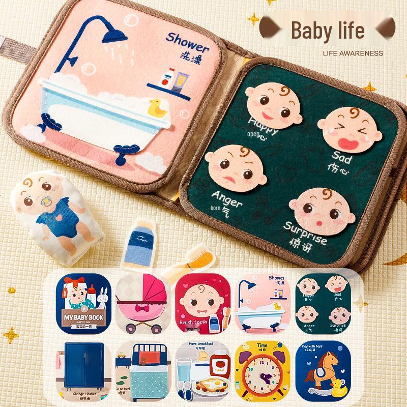 Baby Tear-Resistant Cloth Book: Early Learning & Quiet Activity Toy