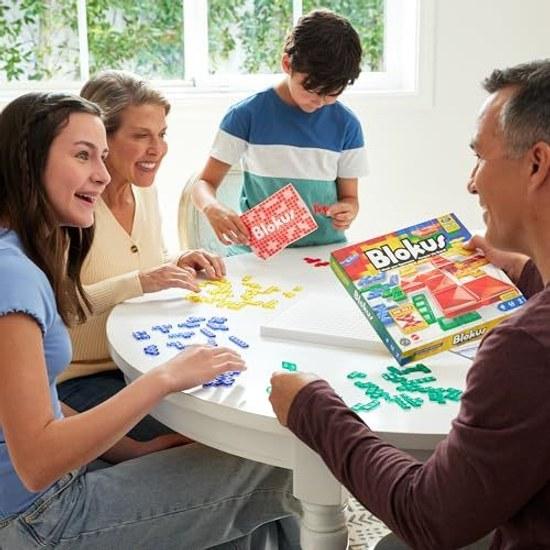 Mattel Game Blokus Board Educational 2 4 Players Ages 7 Up BJV44