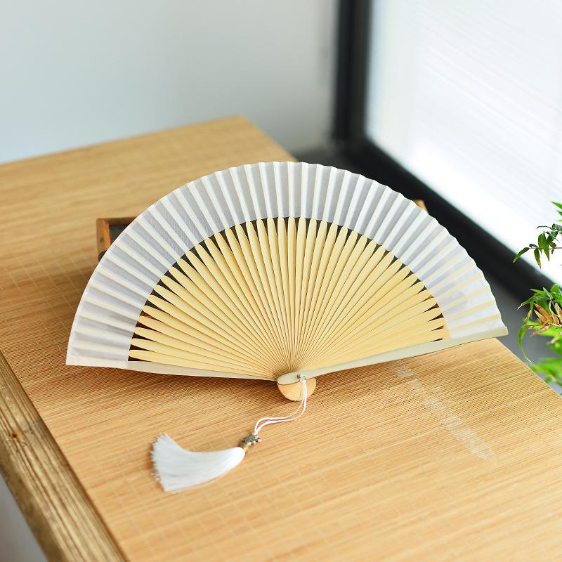 Red Dancing Fan: Classical Chinese Style Folding Fan, Easy-Open Hanfu Accessory