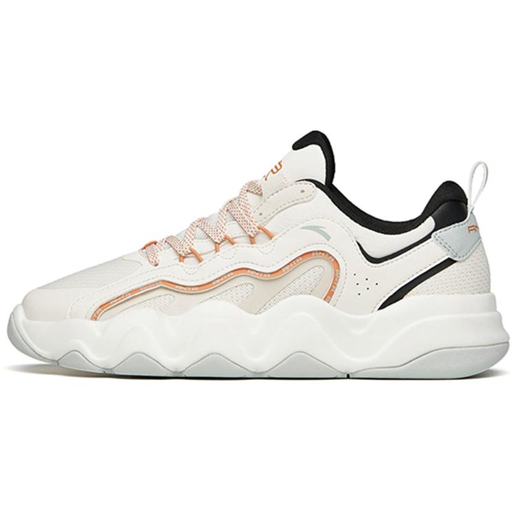 

New Anta Back Wave 1.0 Anti Slip And Wear Resistant Height Increasing Low Top Chunky Sneakers Women s 122148068-3 38.5