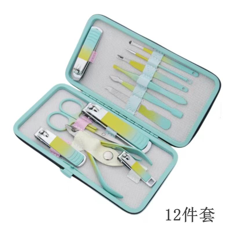 Manicure Set Nail Clipper Set Men Women Toe Finger Nail Clipper Personal Care Tools Portable Travel Case Manicure Pedicure Tools