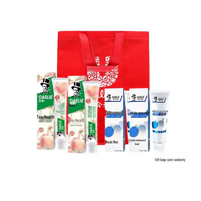 Darlie Fresh Tea & White Enzyme Toothpaste Bundle