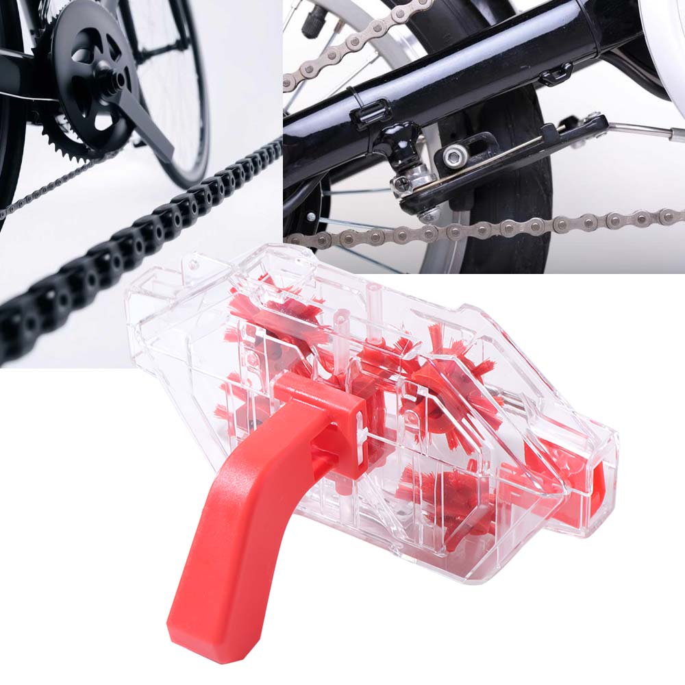 ABS Bicycle Chain Cleaner Visualization Bike Brushes Scrubber  Mountain Road Bike