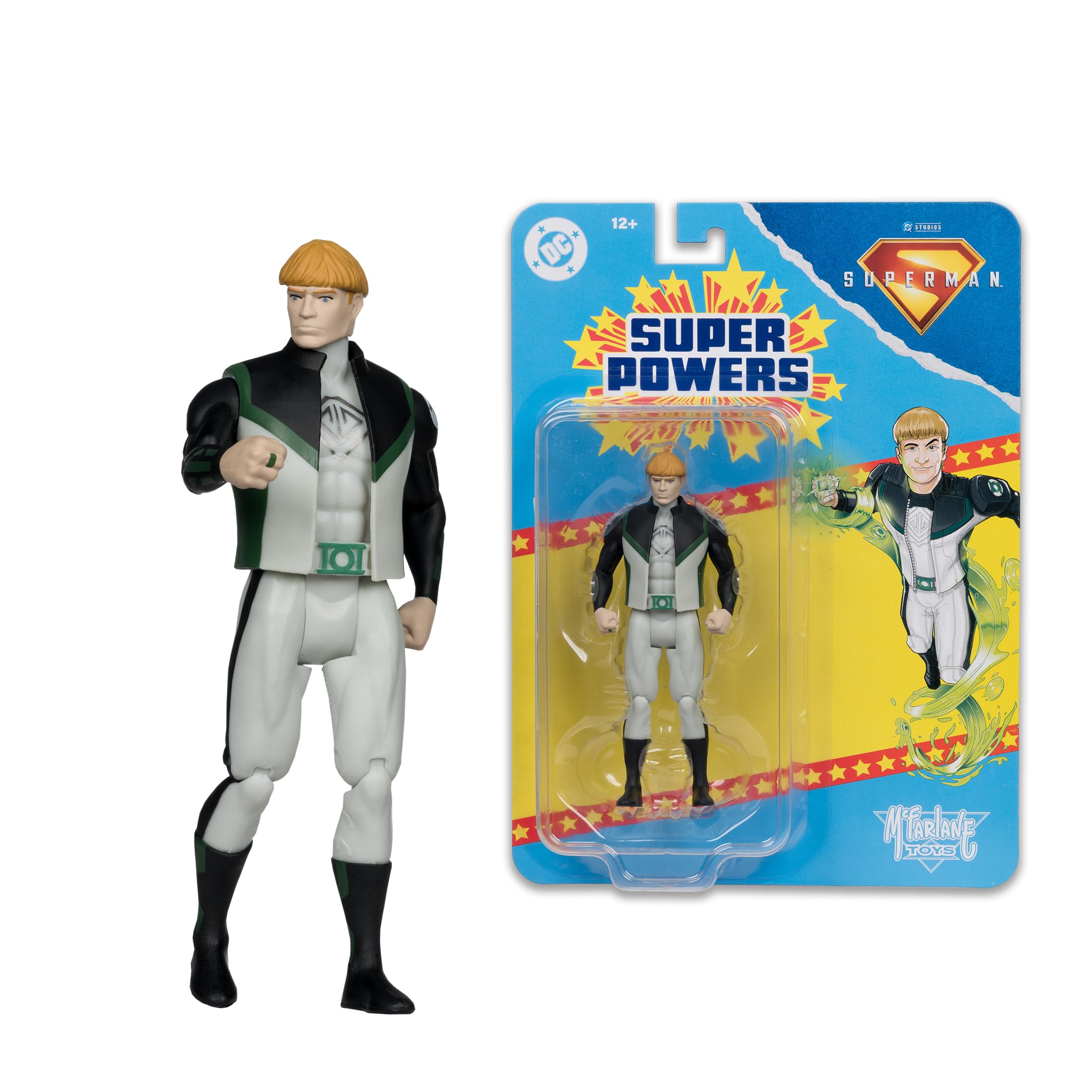 McFarlane Toys DC Direct - Super Powers 5-дюймовая фигурка WV12 Супермен Фильм - Зеленый Фонарь Гай Гарднер