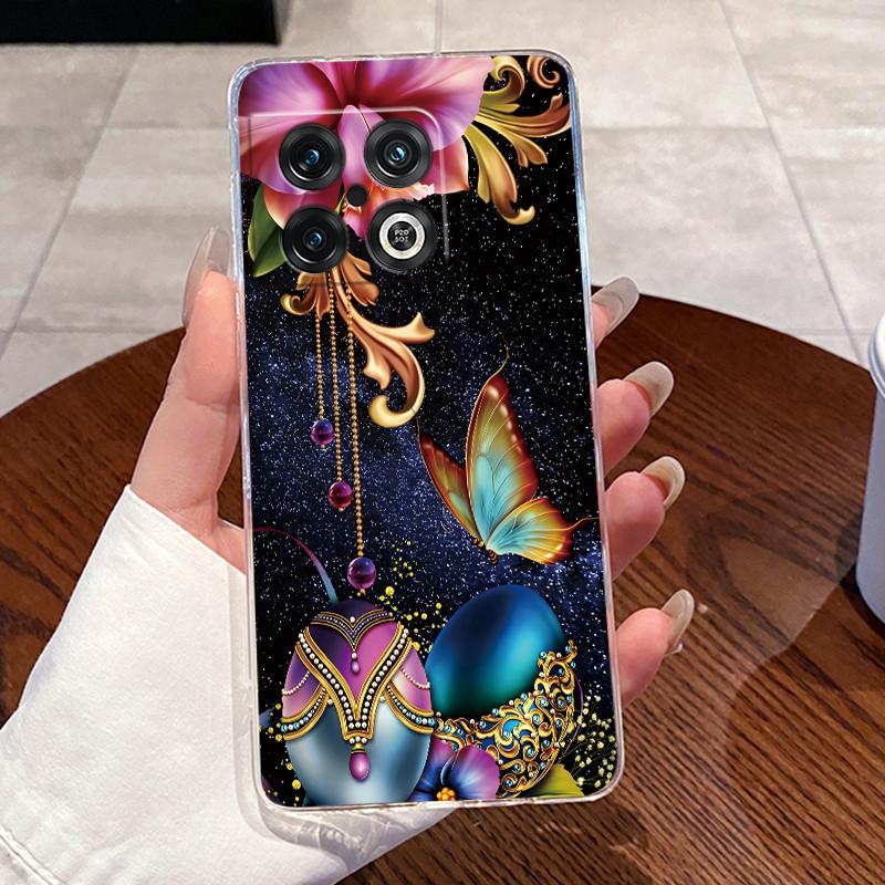 Jelly Case For OnePlus 10 Pro 10T ACE Pro Clear Silicone Soft TPU Back Cover One Plus 10PRO ACEPro Cute Rabbit Cat Phone Case
