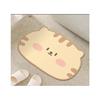 Cartoon Animal Diatom Mud Floor Mat, Quick-Drying Dirt-Resistant Foot Mat At The Bathroom Door, Non-Slip Floor Mat In Household Bathroom