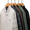 Men's Autumn/Winter Faux Two-Piece Fleece Polo Base Layer Shirt