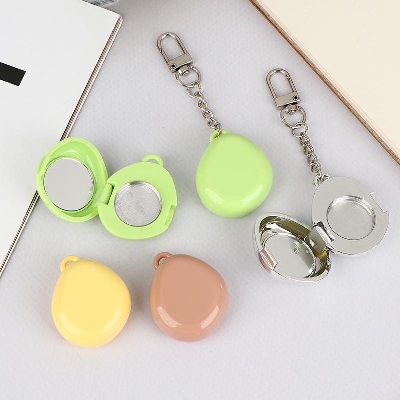 Portachiavi Colorato Porta Cipria Vuoto Fai da Te con Vassoio in Alluminio Contenitore Cosmetico Portatile Piccolo Contenitore per Fard