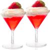 5Pcs 60Ml Disposable Cocktail Glass Plastic Champagne Flutes Cup Dessert Party Goblet Bar Drink Cup Mini Wine Glass Plastic