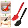 2Pcs/Set Baking Dough Scraper Heat-Resistant Mixing Scraping Batter Silicone Spatula Easy To Clean Kitchen Tool