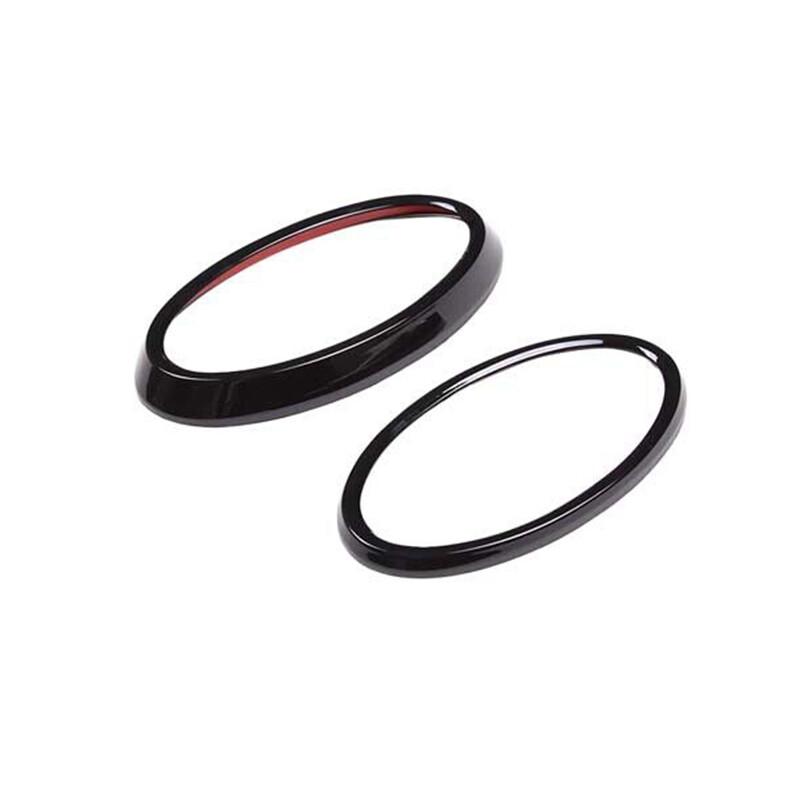 Glossy Black Fits Subaru XV 2022- Front & Rear Badge Ring Logo Frame Cover Trim