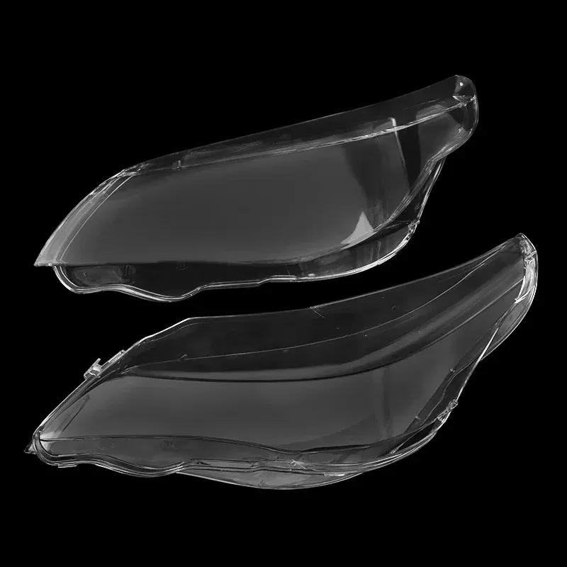 Right & Left Car Headlight Lens Glass Lampcover Cover for BMW E60 E61 Headlamp Clear Lens Auto Shell Cover 2003-2010