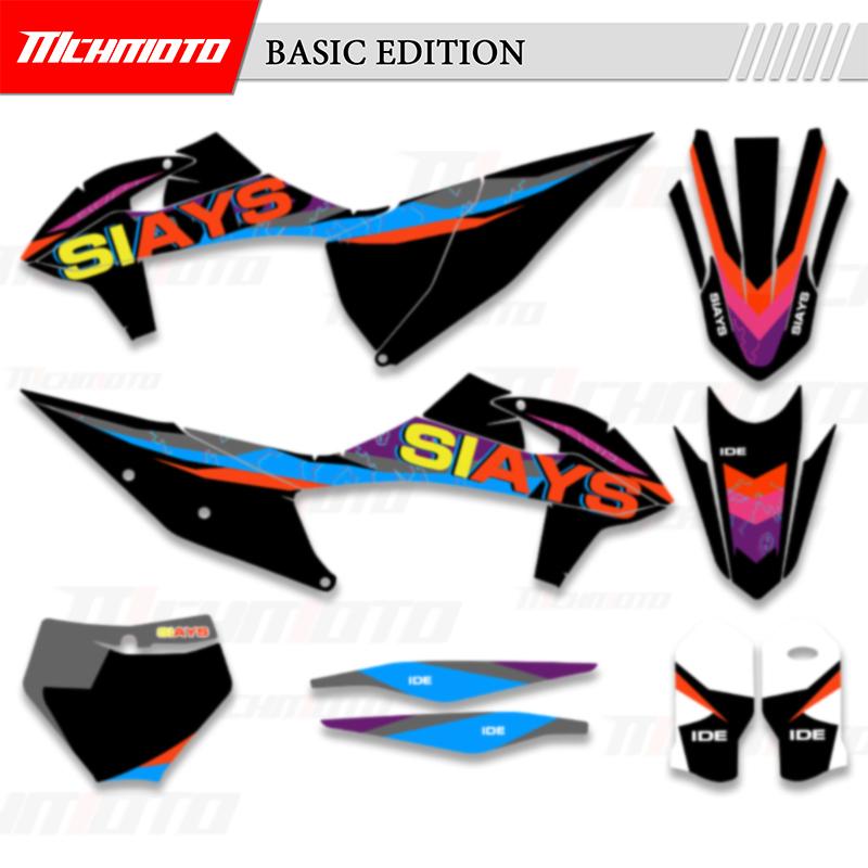 MCHMFG For KTM 19-22 SX SXF 20-23 EXC XCW 150 250 500 Decals Stickers Graphics Decals Stickers Motorcycle Background