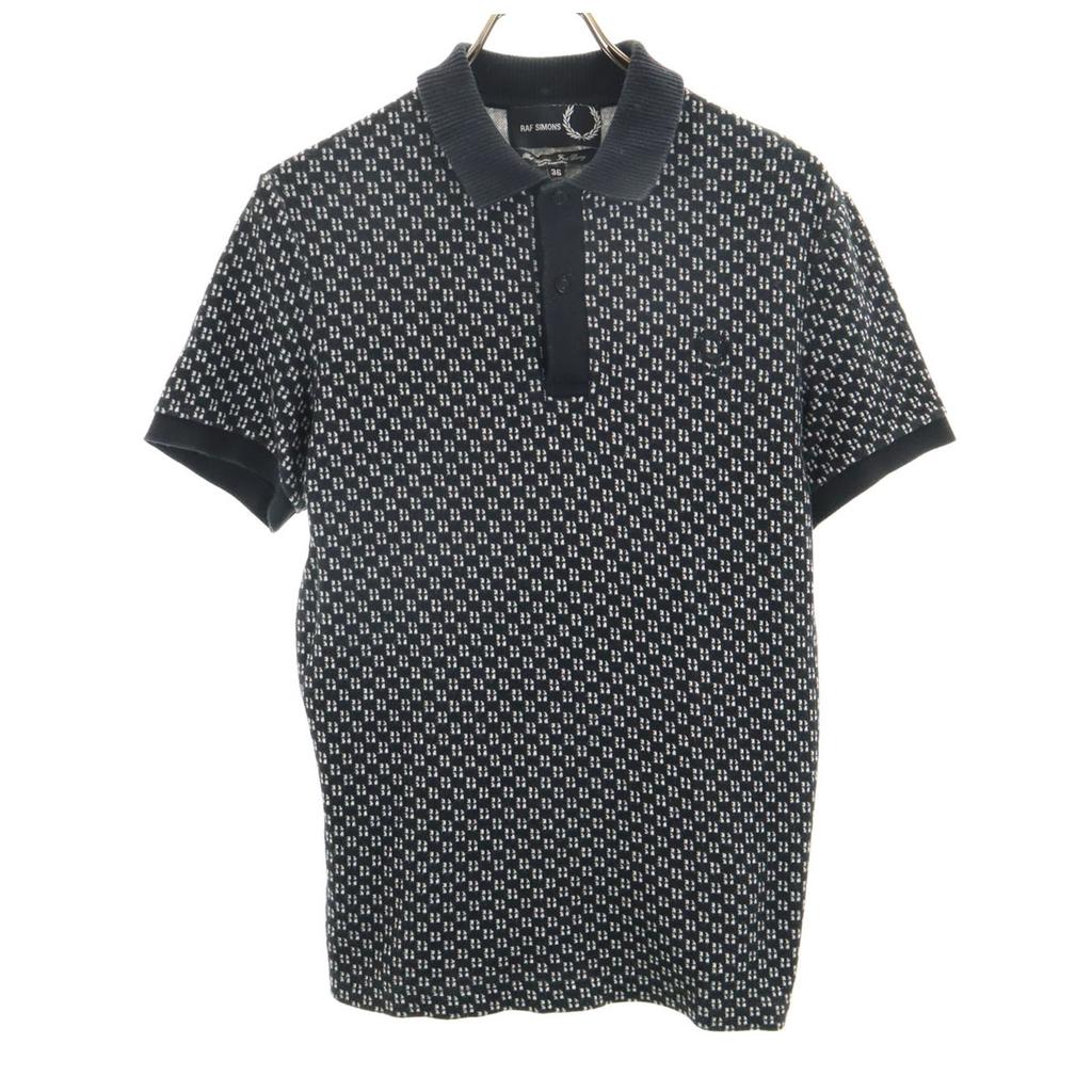 RAF SIMONS Fred Perry collaboration Short sleeve Polo shirt 36 FRED PERRY Men's Used