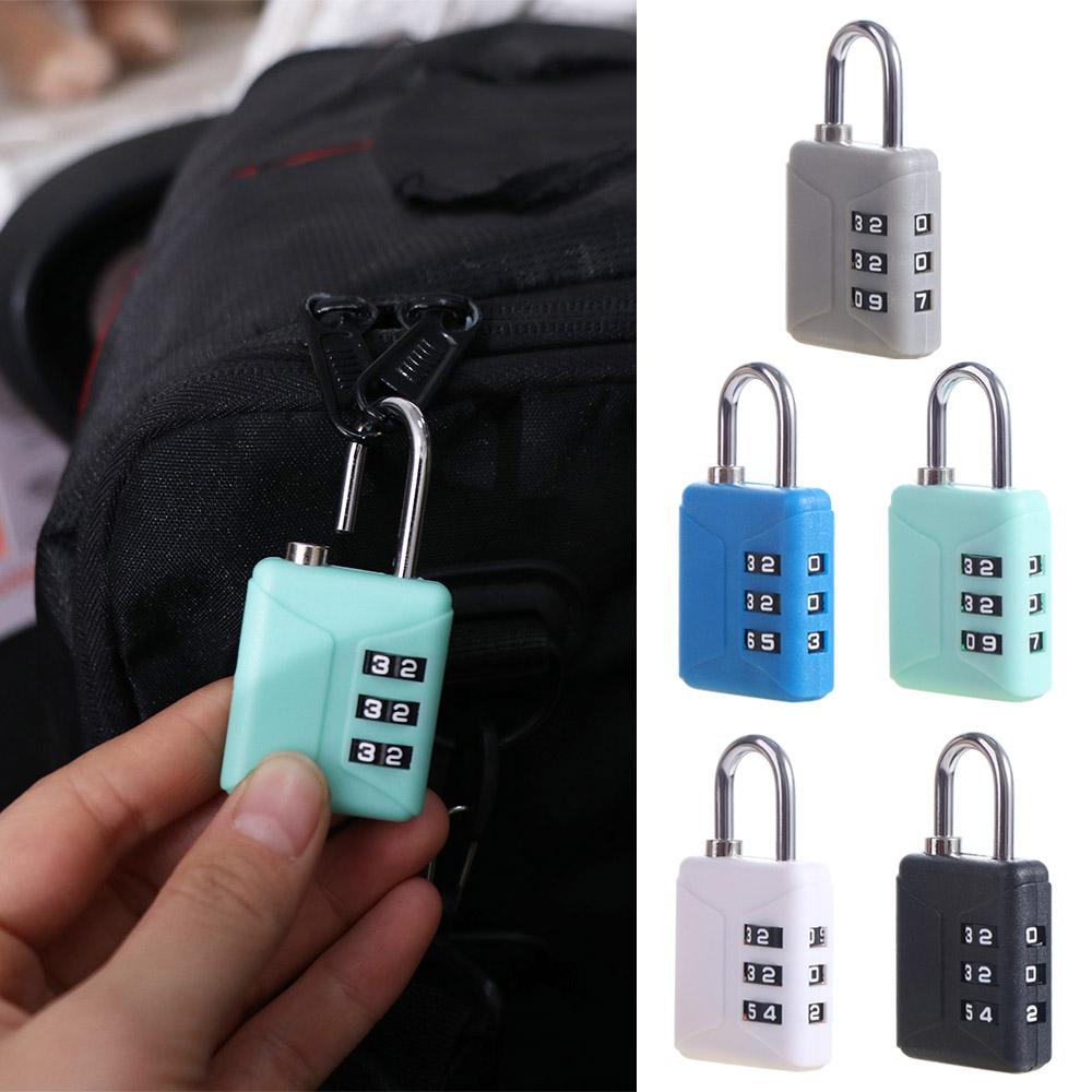 3 Dial Digit Suitcase Combination Lock Anti-theft Customs Code Lock  Cabinet Box