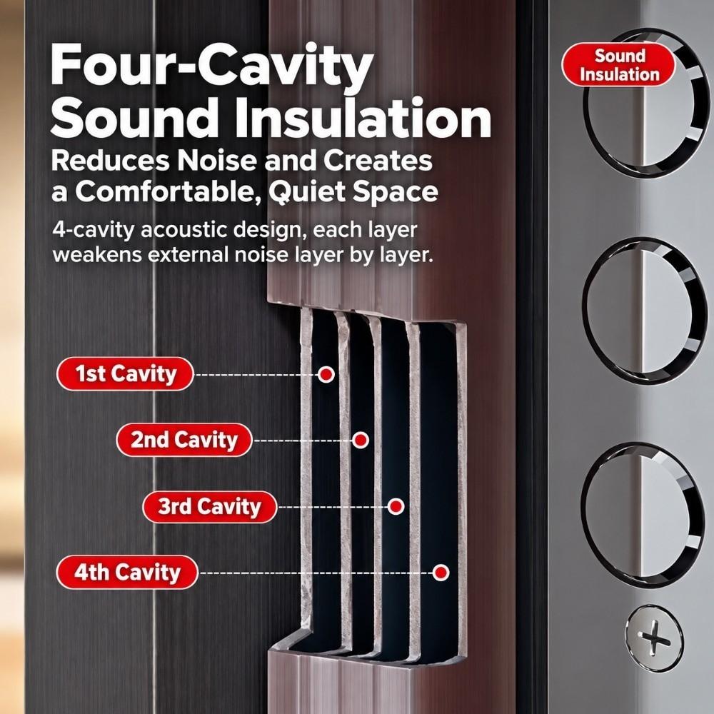 Flexible Door Weather Stripping Soundproof Door Gap Seal New Door Seal Strip Entry Door Sealing