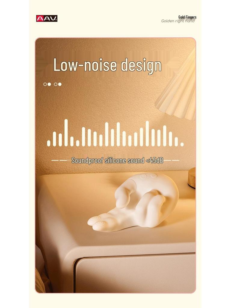 Cross Gold Right-Handed G-spot Vibrator with Heating and Double Finger Buckle