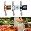 Electronic Hanging Crane Scale 0.05-500kg 3 Units Switchable Livestock Scale Portable LCD Screen for Construction Heavy Duty