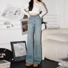 Comfortable Micro-launched Jeans Female Flared Trousers Bullet Force High-waisted Hundreds of Skinny Dragged Trousers Jeans for Women Long Denim Pants