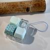 Plastic Fidget Keychain Transparent Keycap Clicker Funny Stress Relief Pendant  Daily