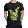 FNAF Springtrap Five Nights At Freddy’s Magliette da Uomo Magliette Creative a Manica Corta Girocollo 100% Cotone Top Stampati