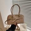 Retro Small Crossbody Bag For Women With Spliced Fabric And Zipper Closure For Daily Use