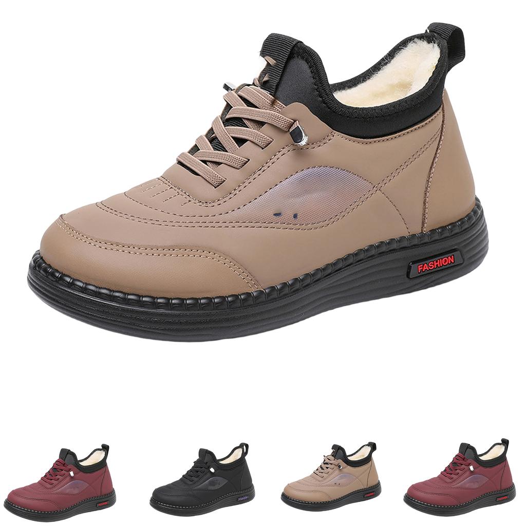 Women's Winter Stylish Non- Soft Lined Cotton Shoes for Casual Daily Wear